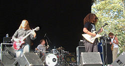 Coheed and Cambria perform at Central Park in 2005