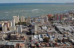 Aerial view of Comodoro Rivadavia