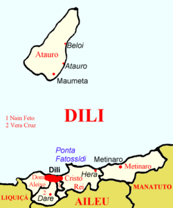 Location of Dili