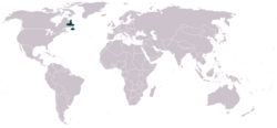 Location of Newfoundland