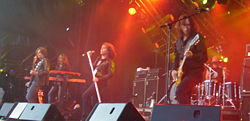 Europe performing in Lakselv, Norway 2008.