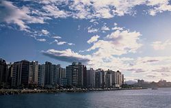 View of Beira-Mar Avenue, downtown Florianópolis.