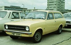 1975 Escort Mark II estate:  beyond the A pillar, second generation Escort Estates featured the same body panels as their predecessors, but at least the bonnet/hood section replicated the lines of the Mark II.