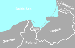 Location of Danzig