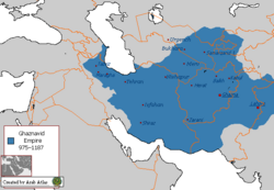 Location of Ghaznavid Empire