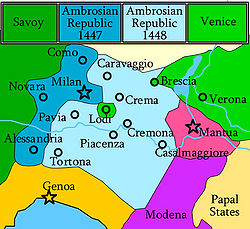 Location of Ambrosian Republic