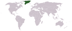 Location of Greenland