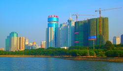 Haikou city skyline