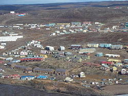 Aerial view of Iqaluit