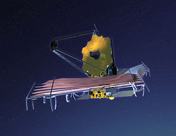 Artist's impression of JWST.