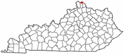 Location in Kenton County, Kentucky, USA