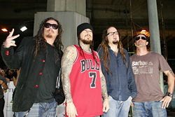 Korn at the 2006 MTV Asia awards.