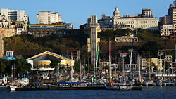 Downtown Salvador as seen from the bay.