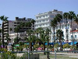 Skyline of Larnaca (Λάρνακα, Larnaka)