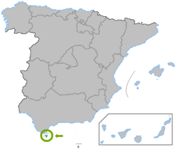 Map of Ceuta