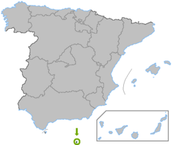 Map of Melilla