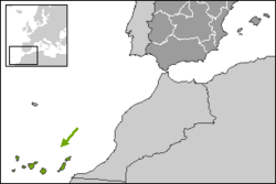 Map of Canary Islands