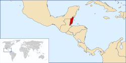 Location of Honduras