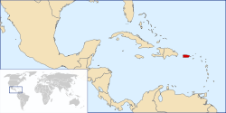 Location of Puerto Rico