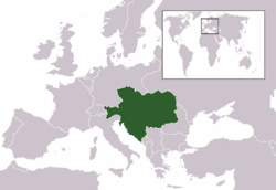 Location of Austria–Hungary