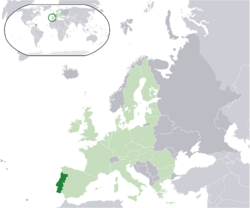 Location of Portugal