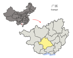 Location within China