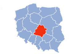 Location within Poland