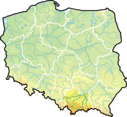 Location within Poland