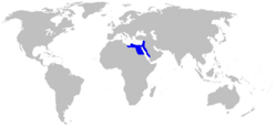 Location of Mamluk Sultanate