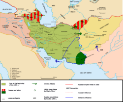 Location of Pahlavi Dynasty