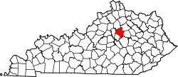 Location in the Commonwealth of Kentucky