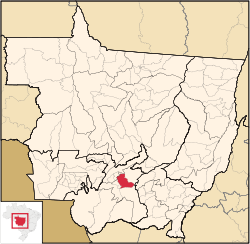 Location of Cuiabá