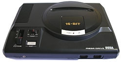 Sega Mega Drive, European/Australasian (PAL) version.