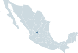 Location within Mexico