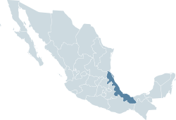 Location within Mexico