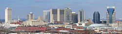 Skyline of City of Nashville