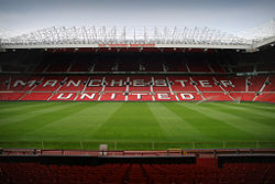 Old Trafford after its most recent expansion