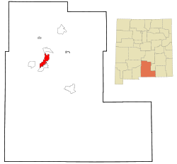 Location in the State of New Mexico