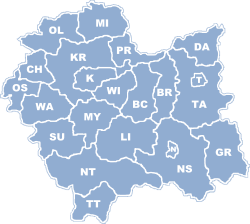 Division into counties