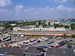 Białystok's railway station.