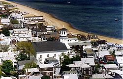 Provincetown center, as viewed from the Pilgrim Monument.