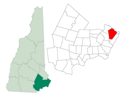 Location in Rockingham County, New Hampshire