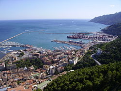 Skyline of Salerno