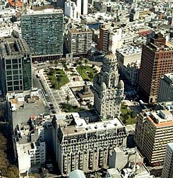 The Plaza Independencia, Independence Square.