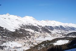 St. Moritz from Corvatsch