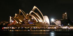 Sydney Opera House at night