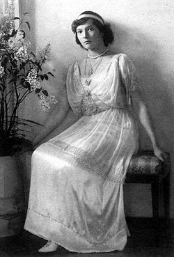 Grand Duchess Tatiana Nikolaevna in 1914.