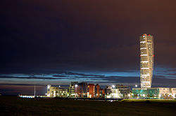 Turning Torso in Malmö Harbour