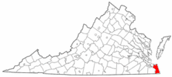 Location in Virginia.