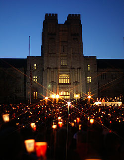 Virginia Tech massacre candlelight vigil Burruss.jpg